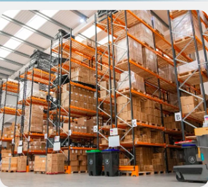 Spa Parts Vortex warehouse