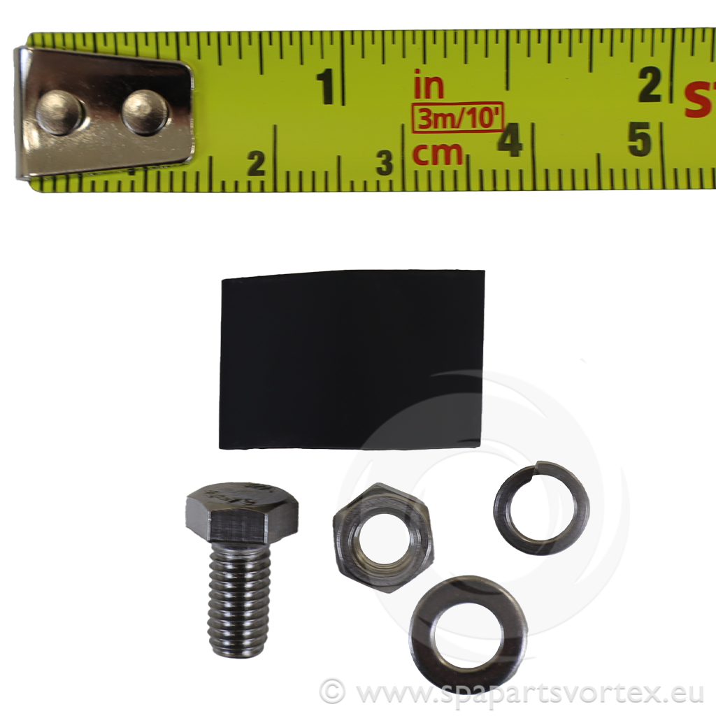 Nexus Heat Pump - Bolt + Washer + Nut + Heat Shrink for Gecko Heater