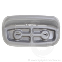 Jelly Bean Pillow - Light Grey 