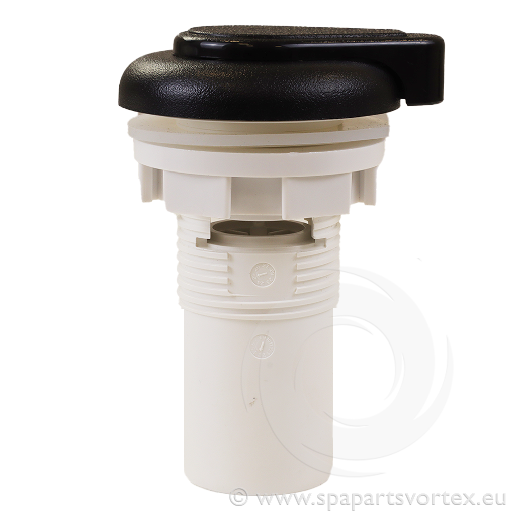 1" Top Access Air Controller Black