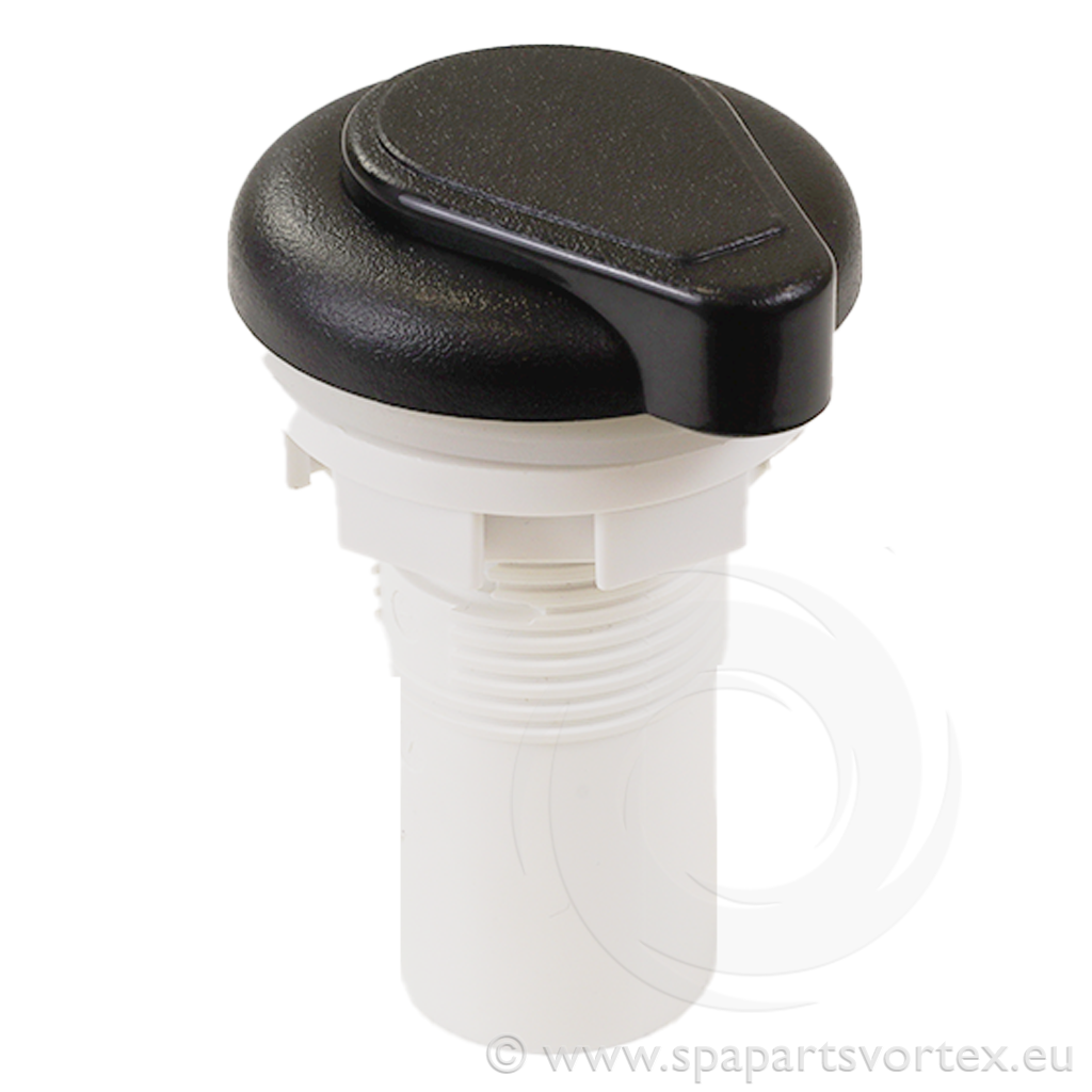 1" Top Access Air Controller Black