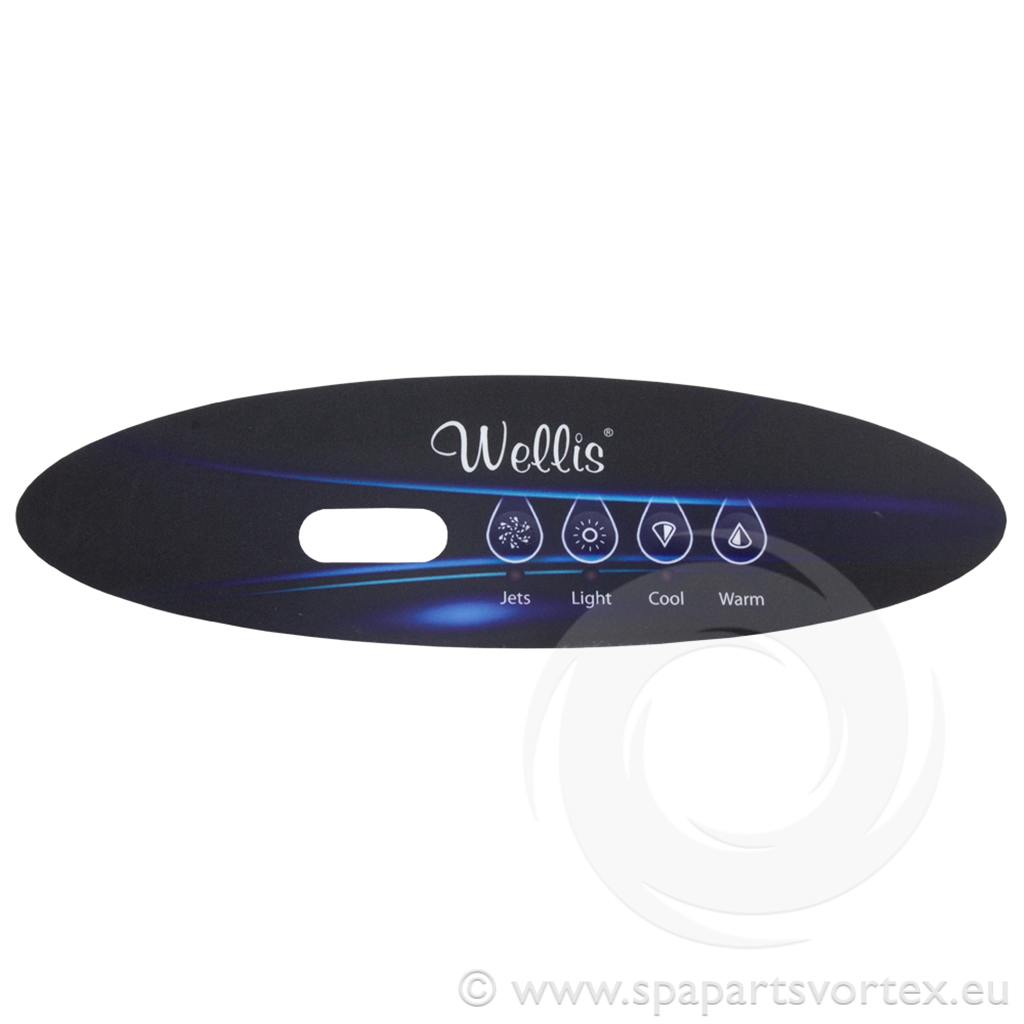 Wellis VL260 Control Panel Overlay