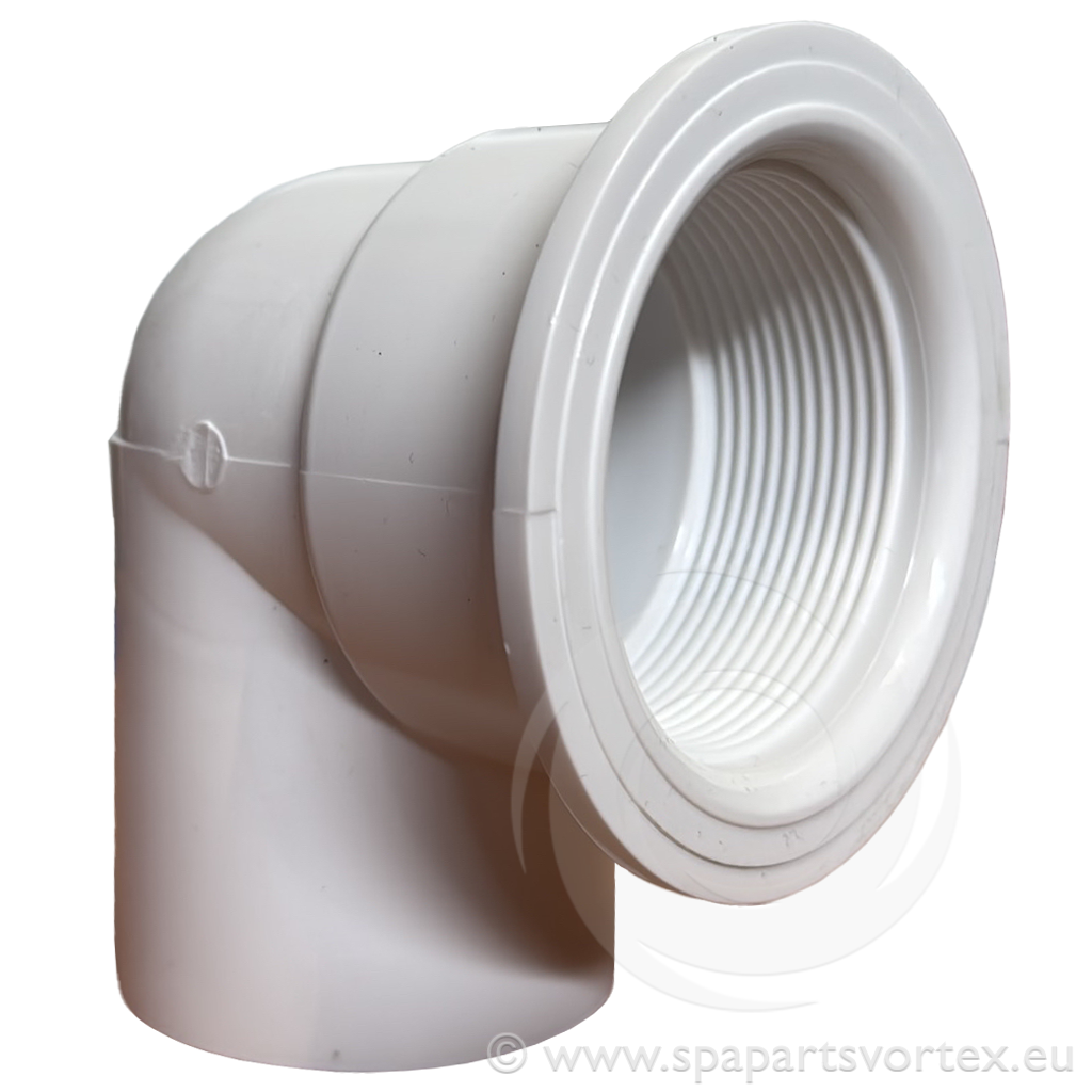 [PL-10470] Hydroair 50mm 90° Elbow Nut