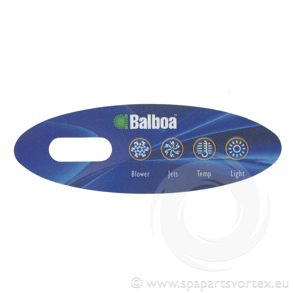 Balboa VL200 Overlay 4 Button (1p + air)