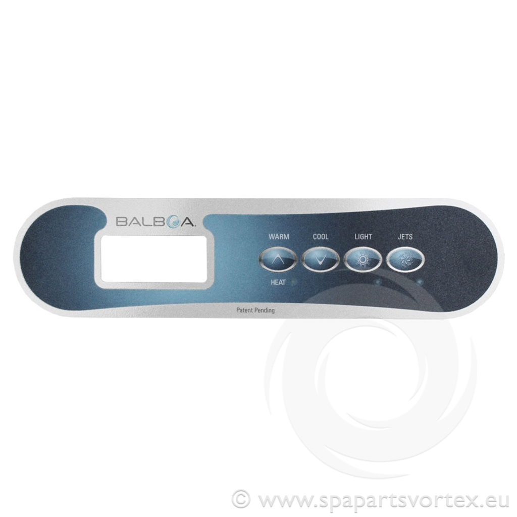Balboa TP400 Overlay 4 Button (1 Pump)