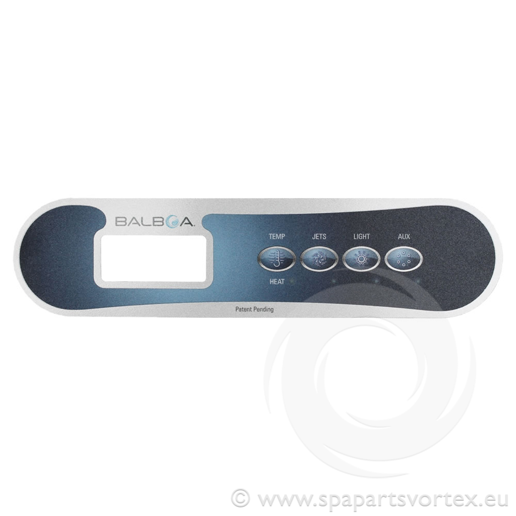 [OL-40014] Balboa TP400 Overlay 4 Button (1p + Aux)