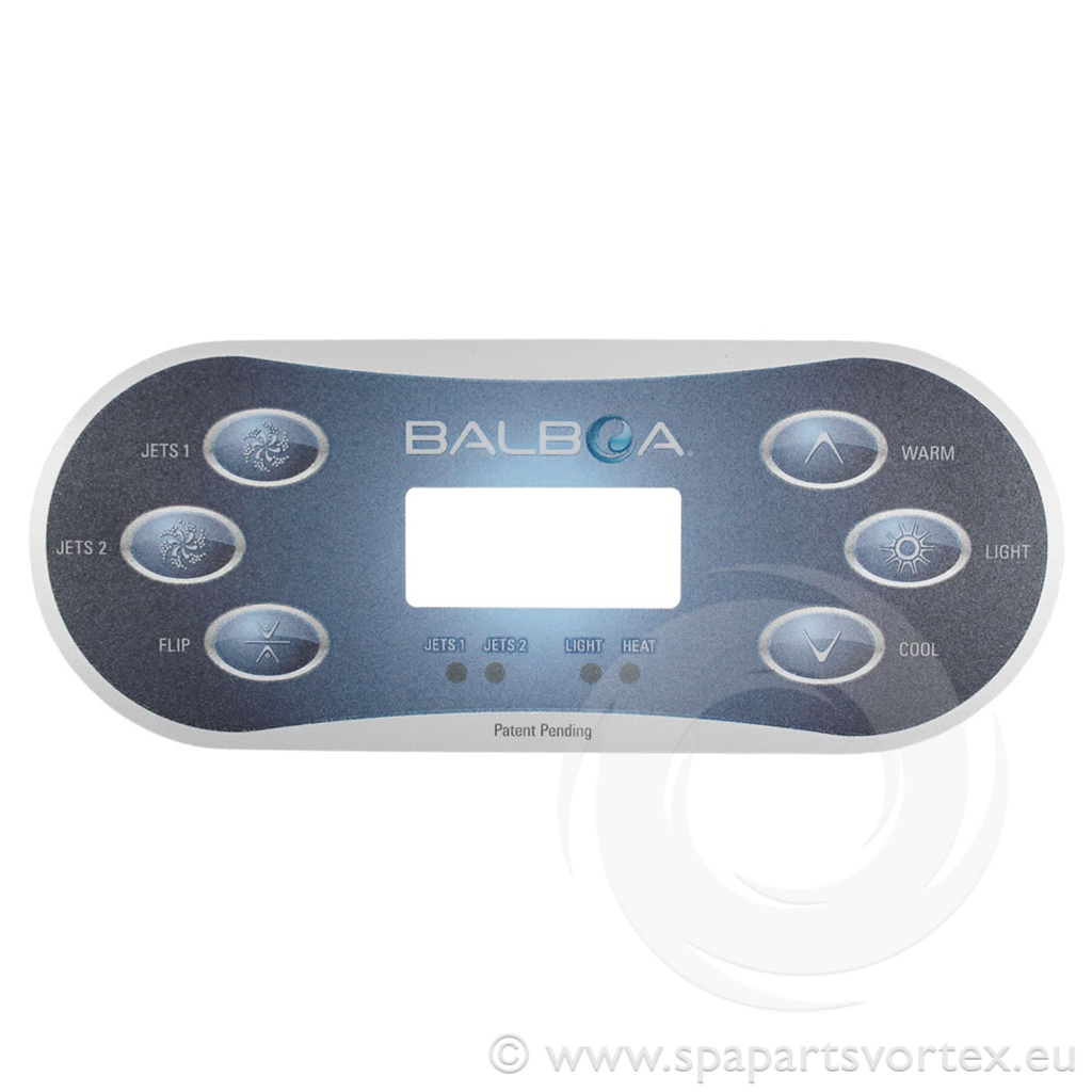 [OL-60010] Balboa TP600 Overlay 6 Button (2 Pump No Air)