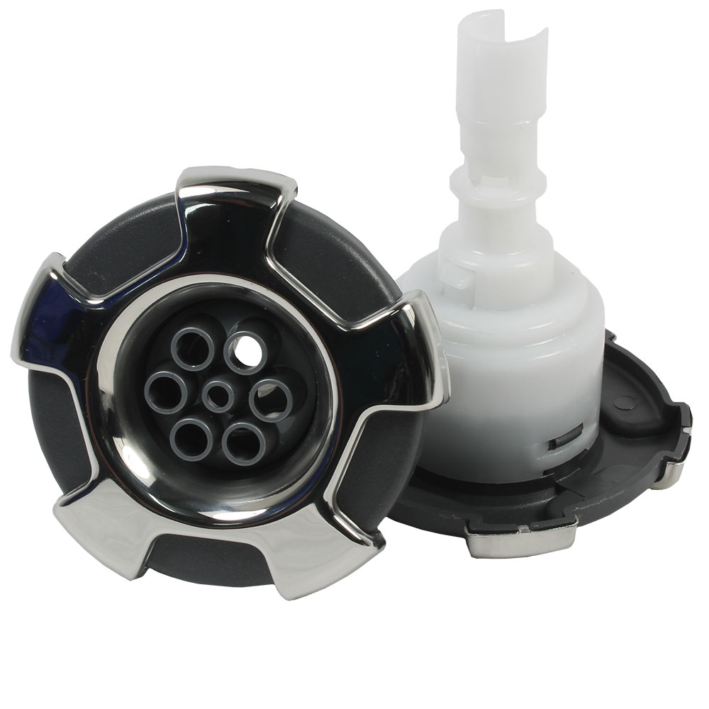 [JT-MQ728] (320-6728) CMP Typhoon 3-1/4" Crown SS 7-Port With Grey