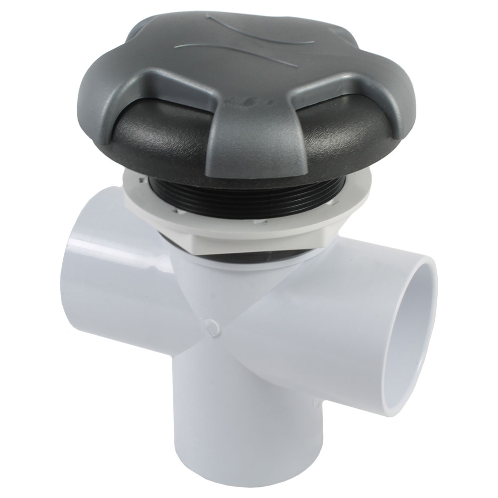[PL-MQ304] (350-6304) Marquis Spas 2-Way Valve Graphite (2013+)