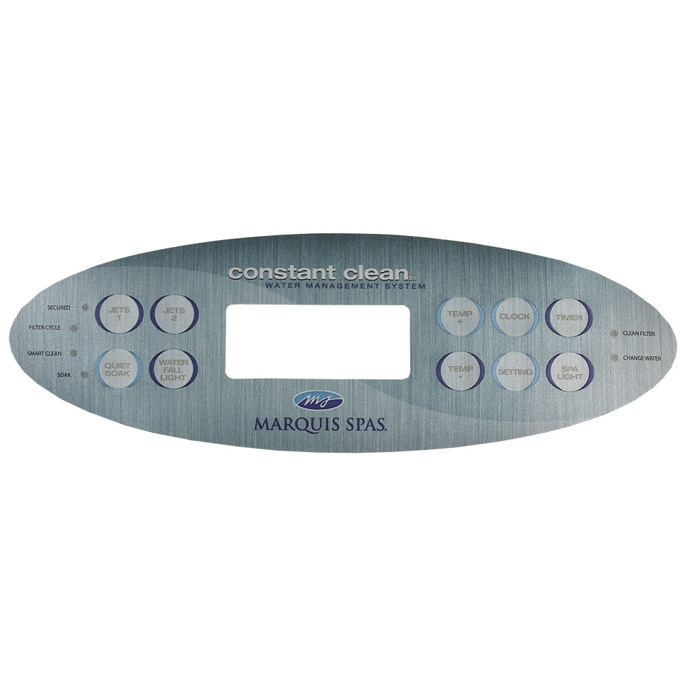 (650-0647) Marquis Spas Overlay MQ710 10 Buttons