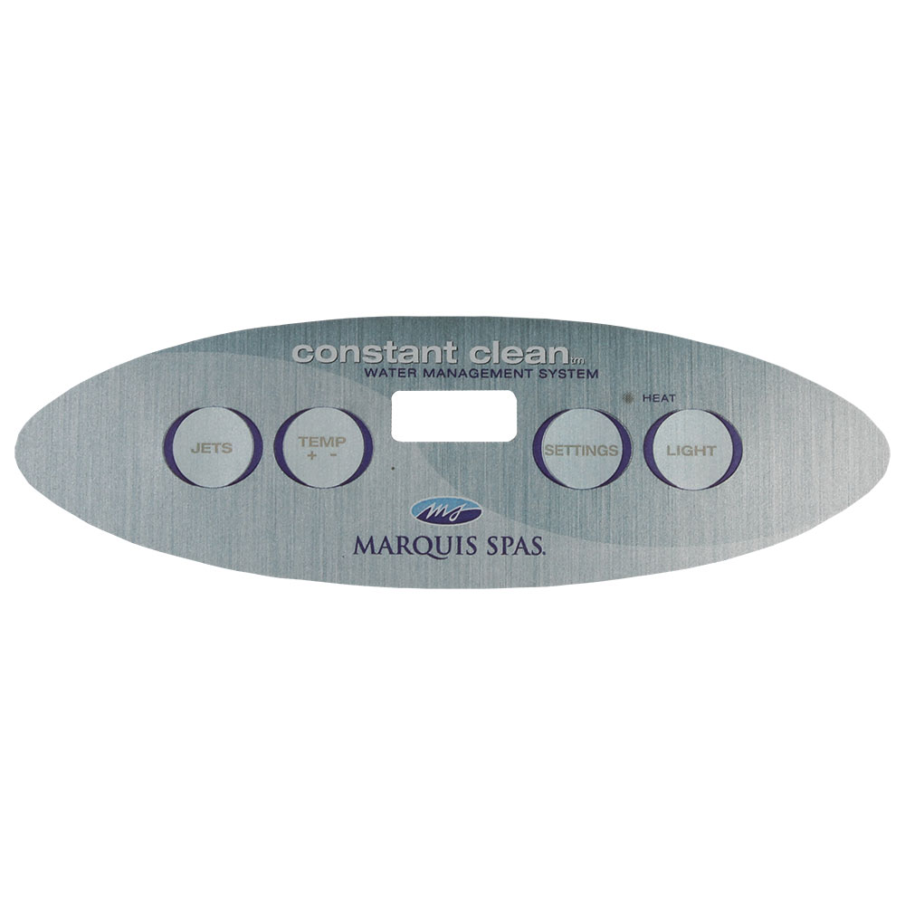 (650-0648) Marquis Spas Overlay 4 Button 2007-2010