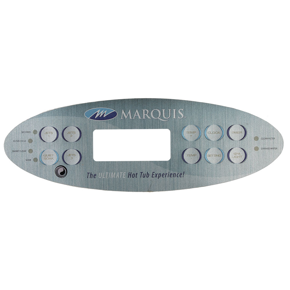 [OL-MQ687] (650-0687) Marquis Spas Overlay 10 buttons 3 Pumps