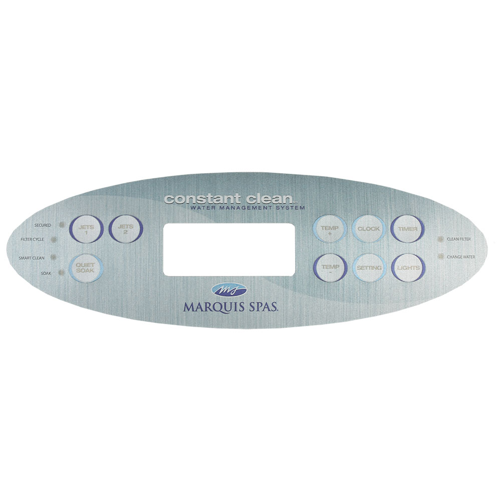 (650-0704) Marquis Spas Overlay 9-Buttons 2007/2008