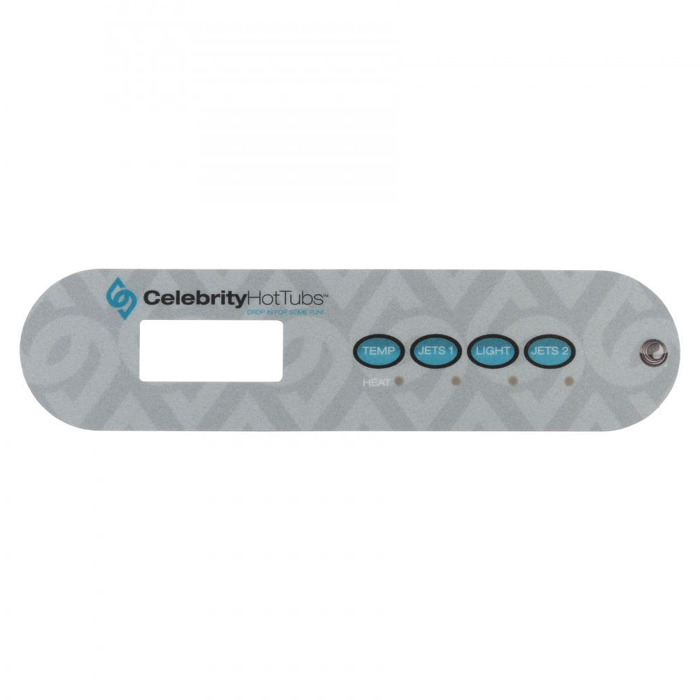 (650-0740) Marquis Spas Overlay Celebrity 4 buttons 2-Pumps 2014 