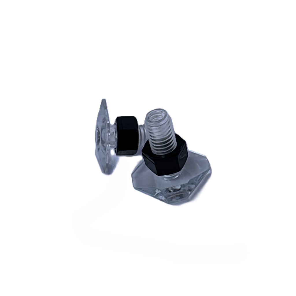 (740-0378) LIGHT LENS CLEAR W/NUT V21 16-20