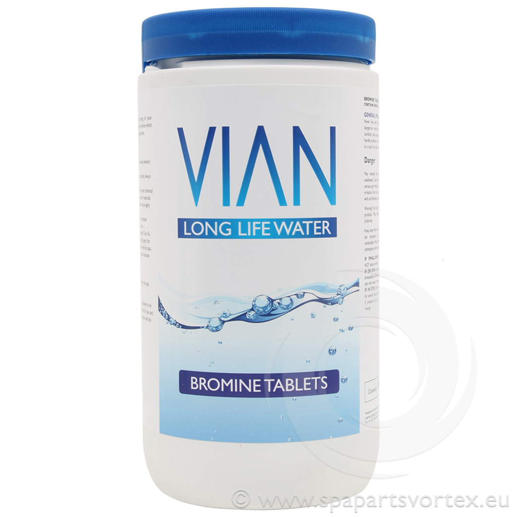 Vian Bromine Tablets 1kg - 8 Boxes of 6 (48 units)