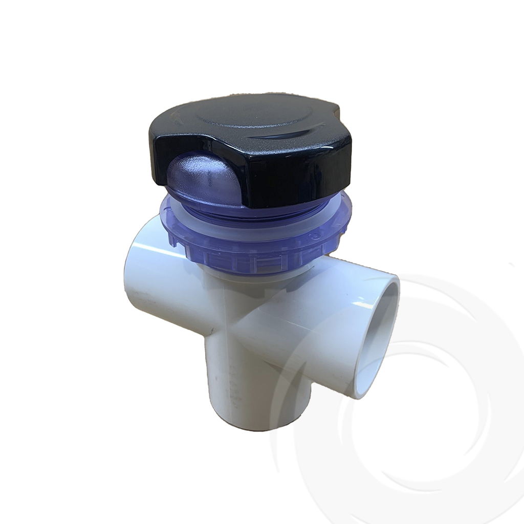 LVJ Handsome Elegant 2" Water Diverter Black 