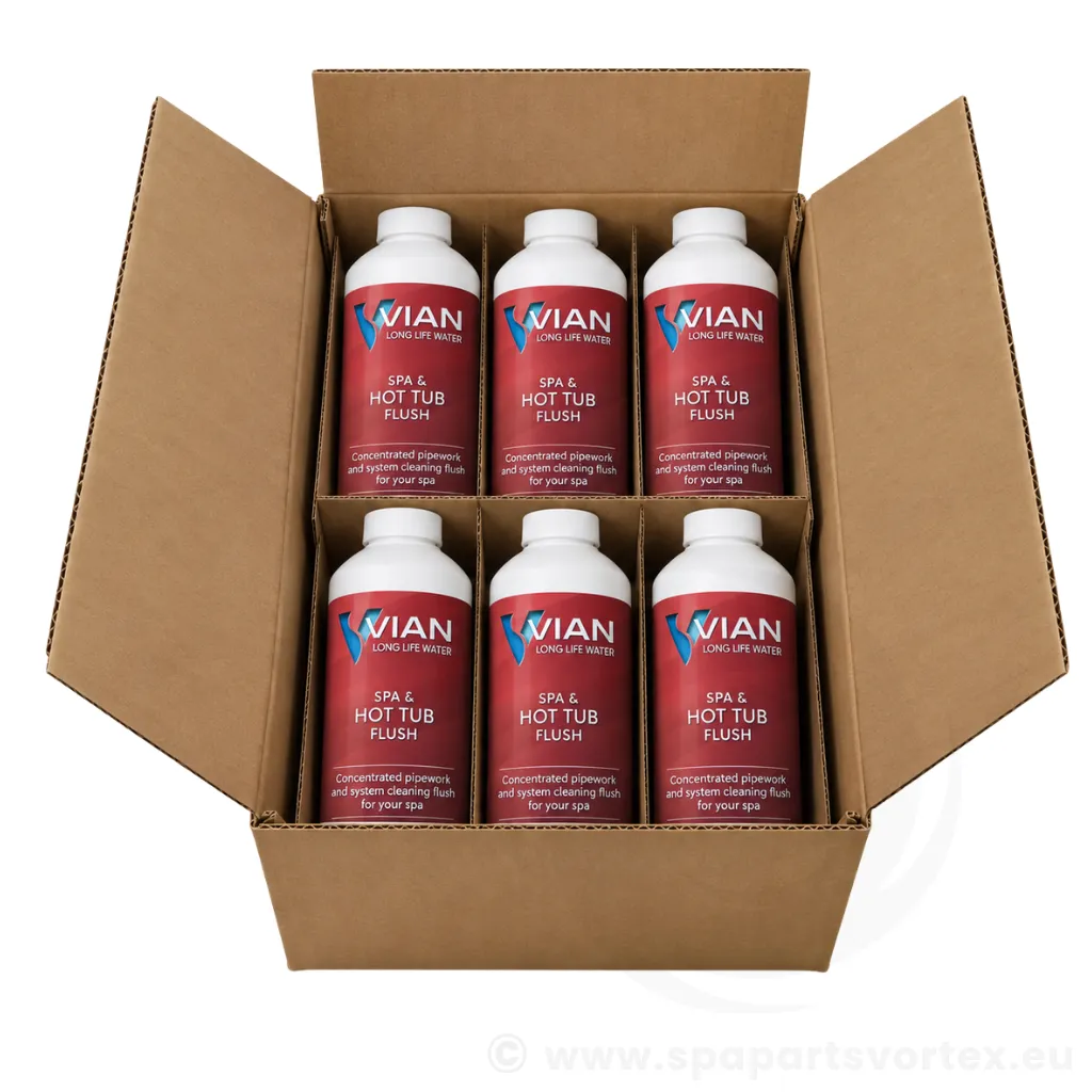 [CH-VN140-6] Vian Spa & Hot Tub Flush 500ml - Box of 6