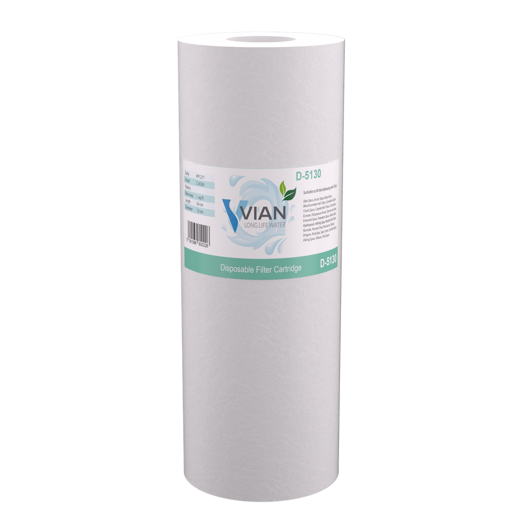 D-5130 Disposable Hot Tub Filter (C-4950/C-4326) - Box of 9