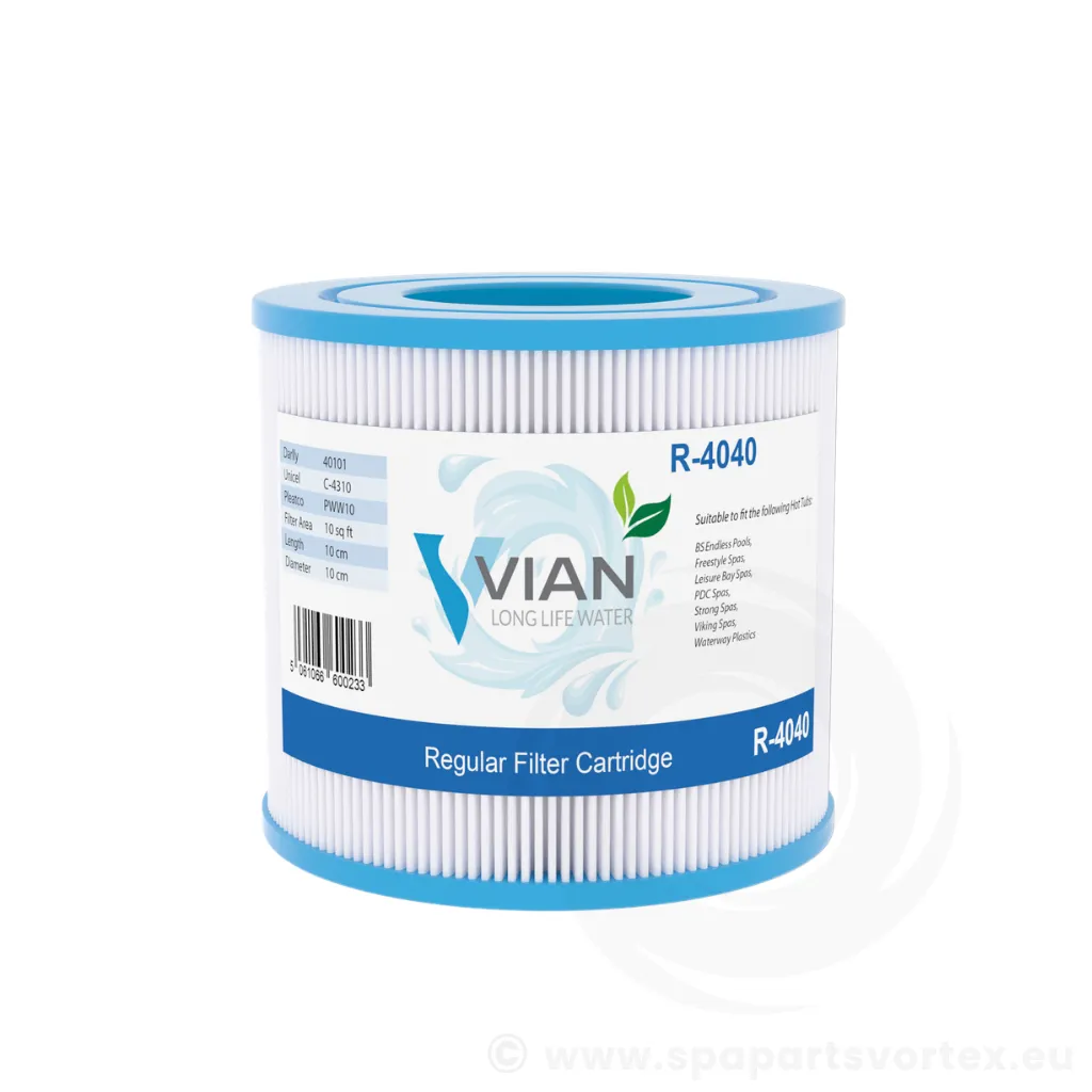 [FR-R4040-B] Vian R-4040 Hot Tub Filter (PWW10) - Box of 9