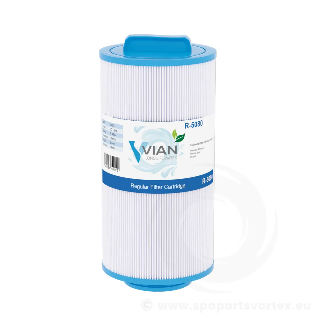 [FR-R5080-B] Vian R-5080 Hot Tub Filter (PLAS35) - Box of 9