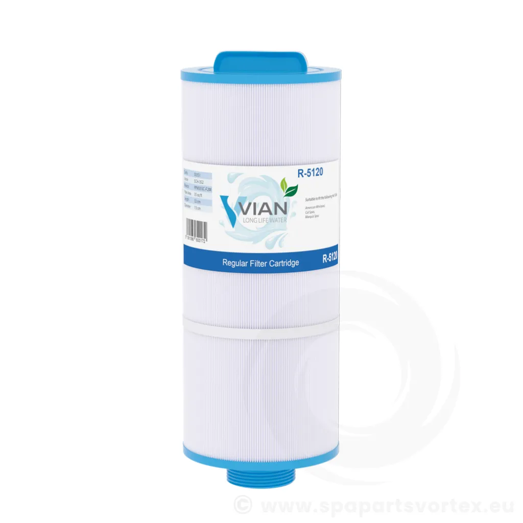 [FR-R5120-B] Vian R-5120 Hot Tub Filter (PPM35SC) - Box of 9