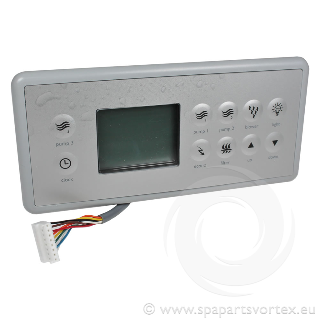 Gecko TSC-4 (K-4) 10 Button Topside Control (3 Pump)