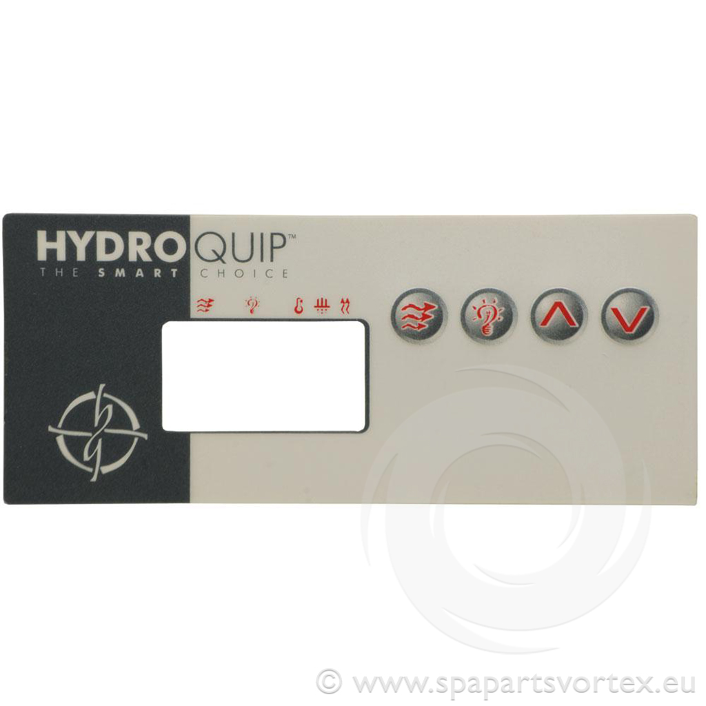 Hydroquip Eco-7 Panel Overlay 4 Button (1p)
