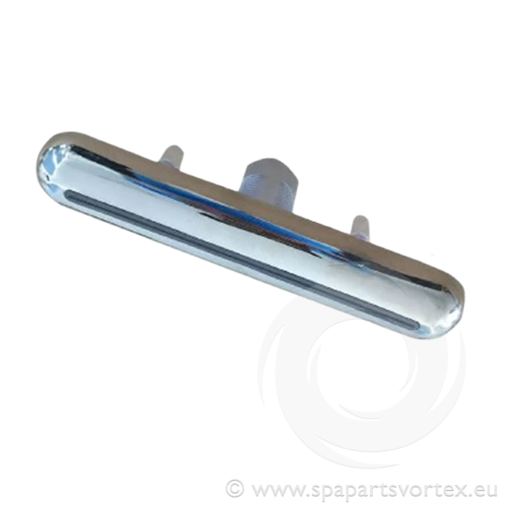 Las Water 7" Waterfall Crystal 3/4" Barb SS