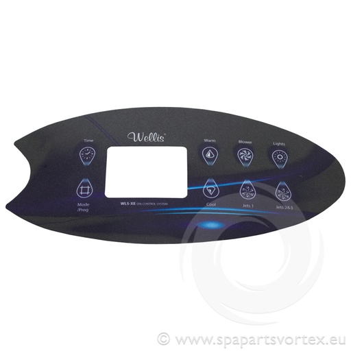 [OL-WE546] Wellis VL802D Control Panel Overlay