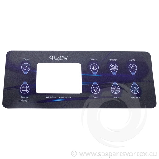 [OL-WE550] Wellis VL801D Control Panel Overlay