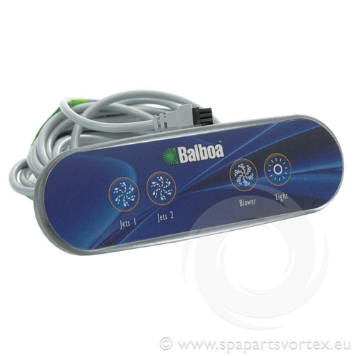 [TS-AX401] Balboa AX40 Aux Panel (Jets 1, Jets 2, Blower and Light)
