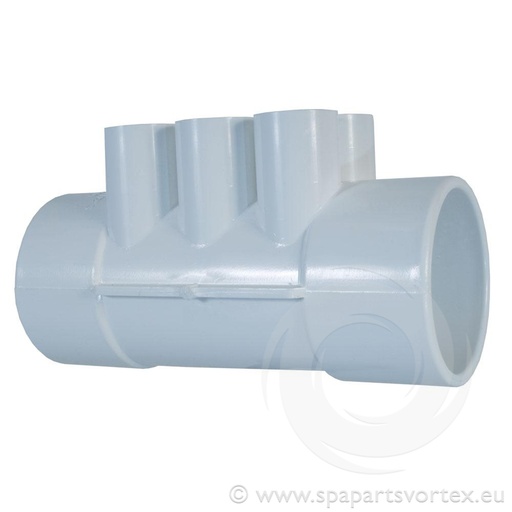 [PL-10520] Water Manifold 2" S x 2" S x 3/4" S (6 Port)
