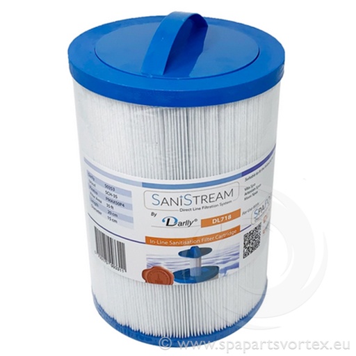 [FR-DA912] Darlly Sanistream DL718 Spa Filter