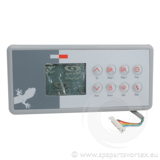 [TS-GCK05] Gecko TSC-4 (K-4) 8 Buttons Topside Control (2 Pumps)
