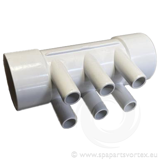 [PL-10251] Water Manifold Socket 2" x 3/4" 6 Barb